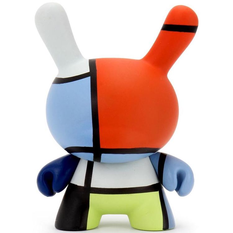 3" The Met Masterpiece Dunny : Composition by Piet Mondrian by Piet Mondrian