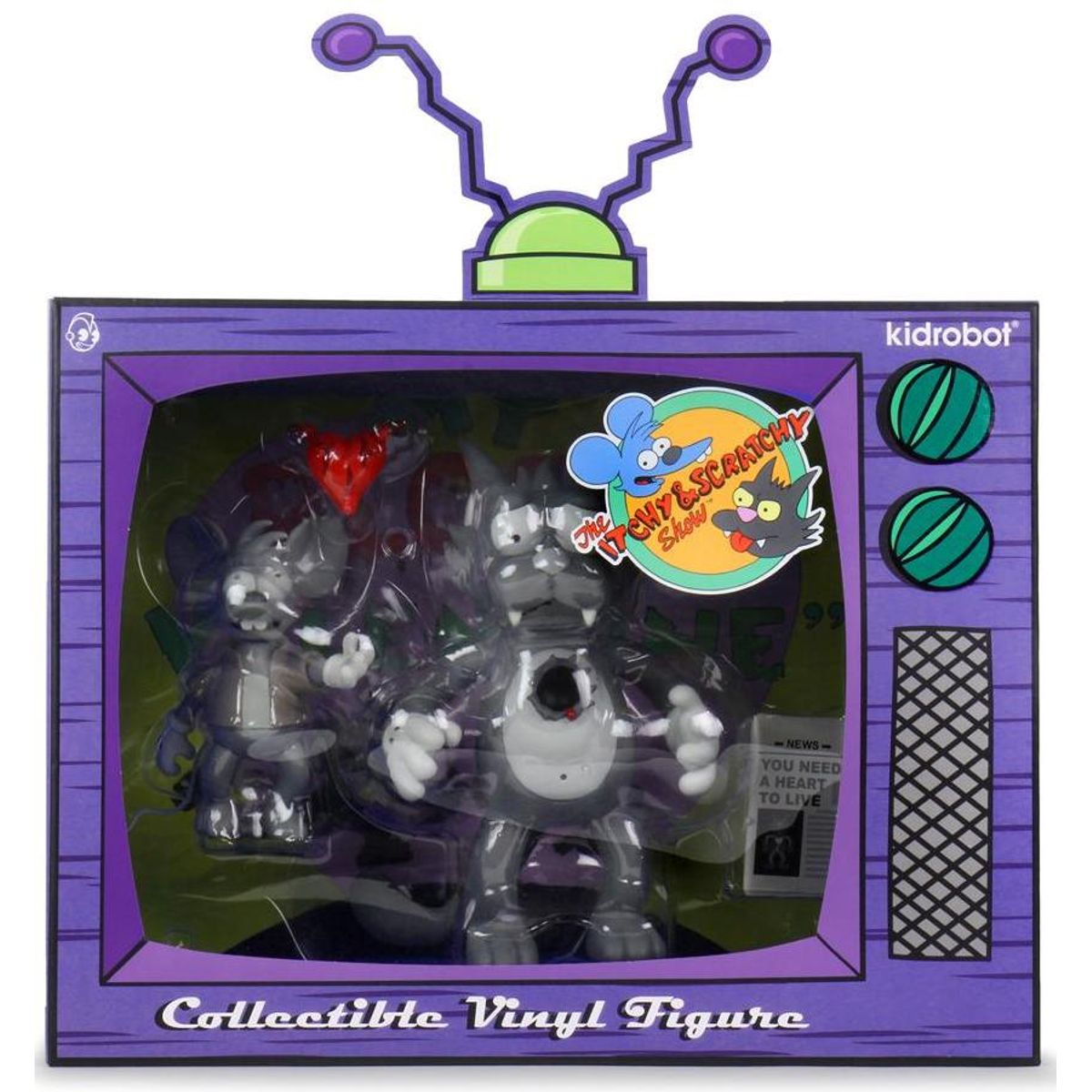 8" Vintage Itchy and Scratchy (Set)