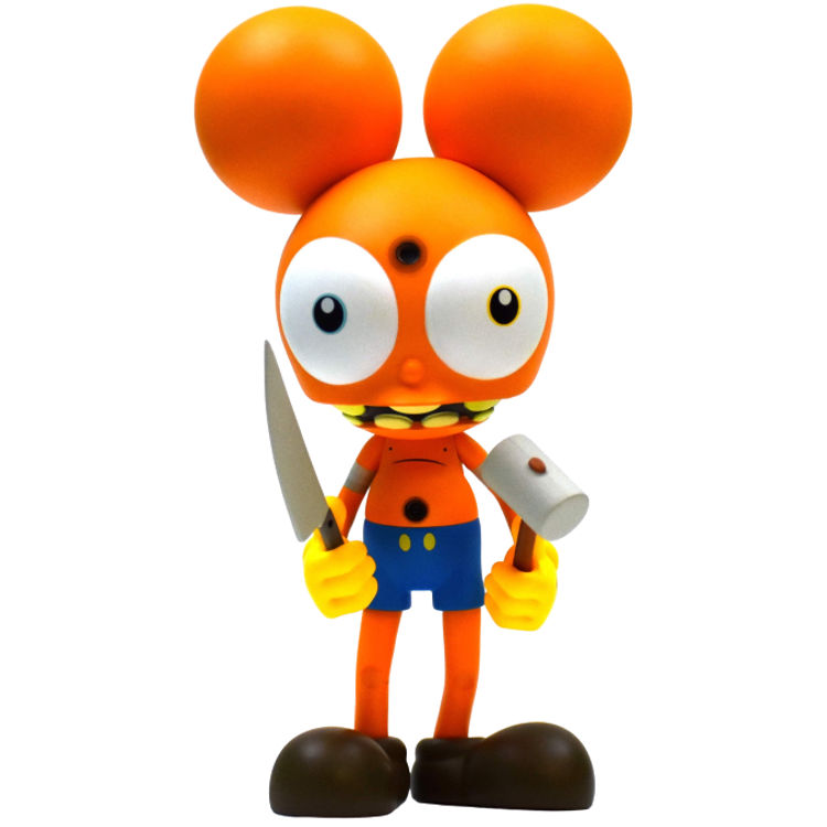 Orange Space Monkey (Strange Cat Toys Exclusive) by Dalek (James Marshall)