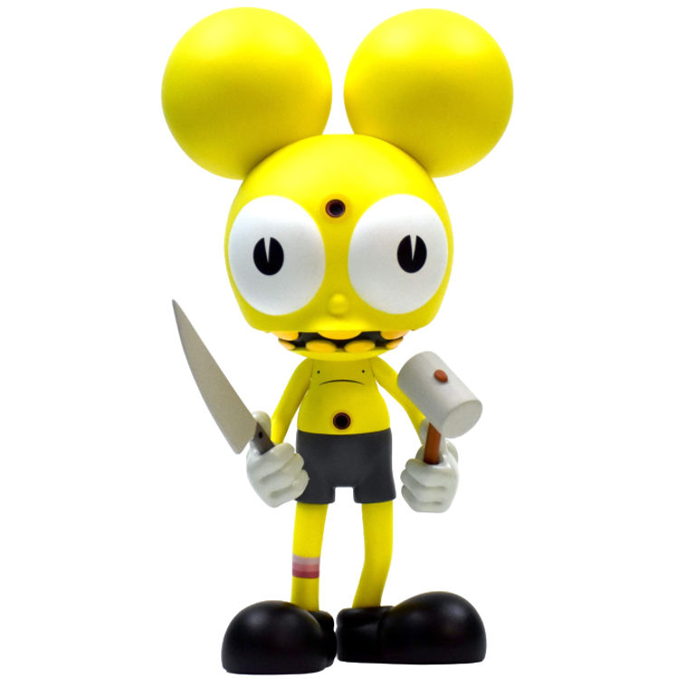 Neon Yellow Space Monkey by Dalek (James Marshall)