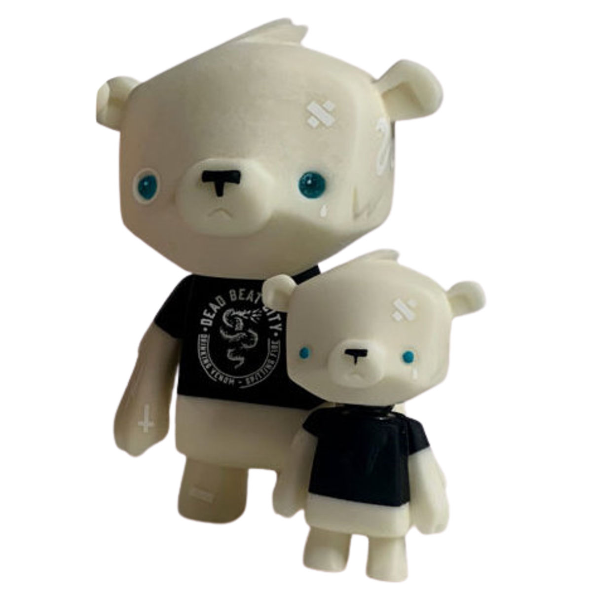 White Tats Dead Beat Bear Set
