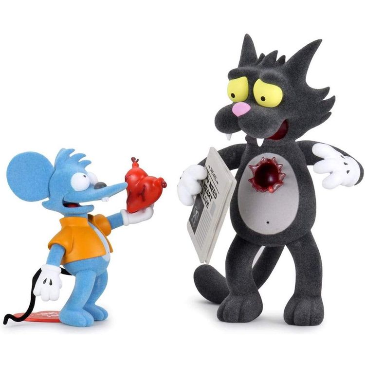 8" Flocked Itchy and Scratchy (I Am Retro Exclusive) by 20th Television