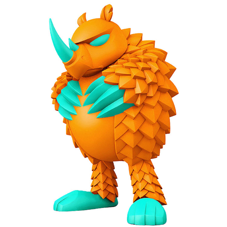 Angry Rhino Gargolin by Arctong