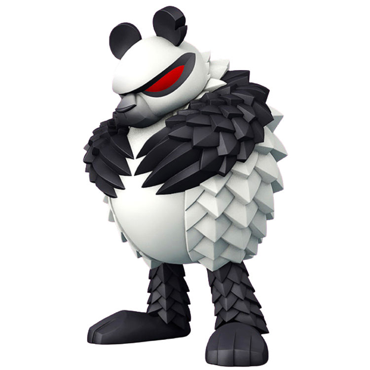 Angry Panda Gargolin by Arctong