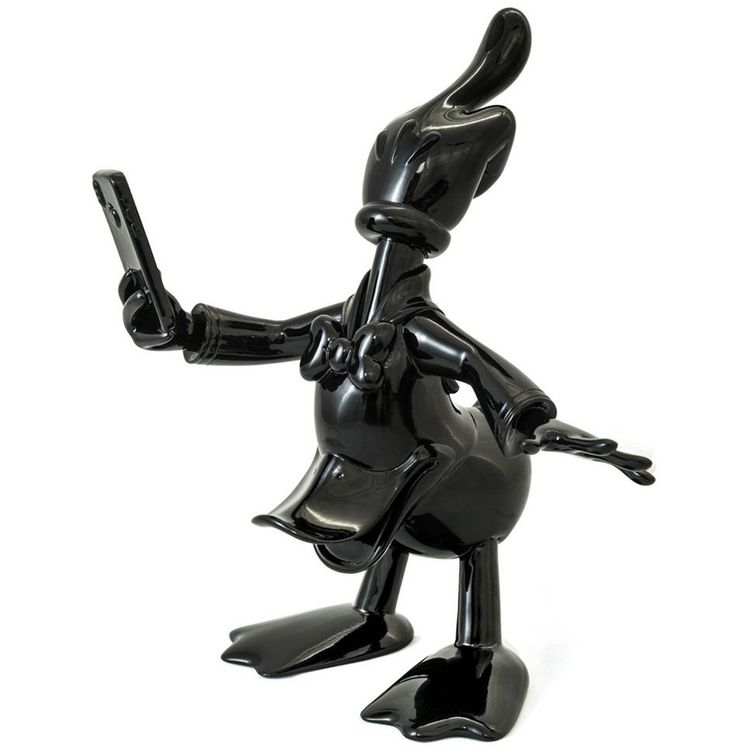 Black Donald F*CK (Selfie Addiction) by Fidia Falaschetti