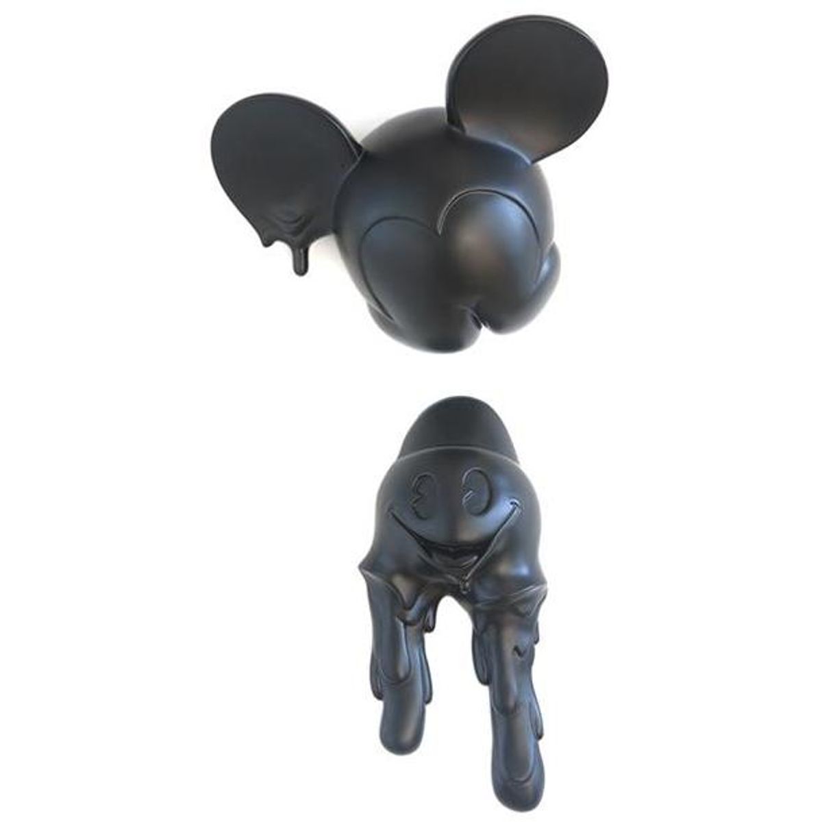 Matte Black Melting Freaky Mouse