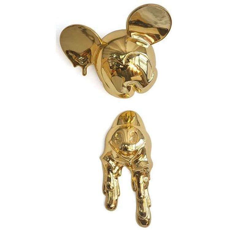 Gold Melting Freaky Mouse by Fidia Falaschetti