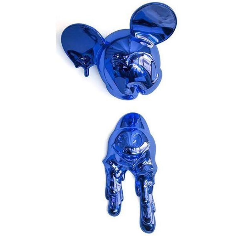 Blue Melting Freaky Mouse by Fidia Falaschetti