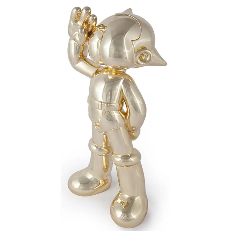 Gold Ass Throw Boy by Fidia Falaschetti