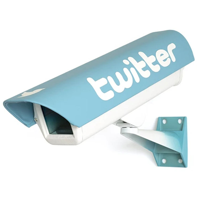 Twitter Social Security Camera by Fidia Falaschetti