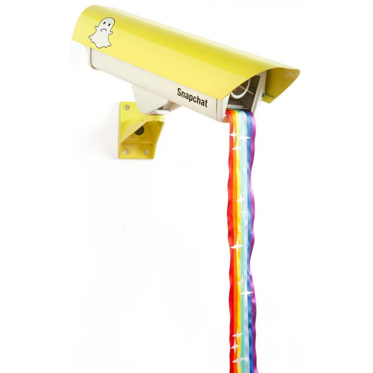 Snapchat Social Security Camera by Fidia Falaschetti
