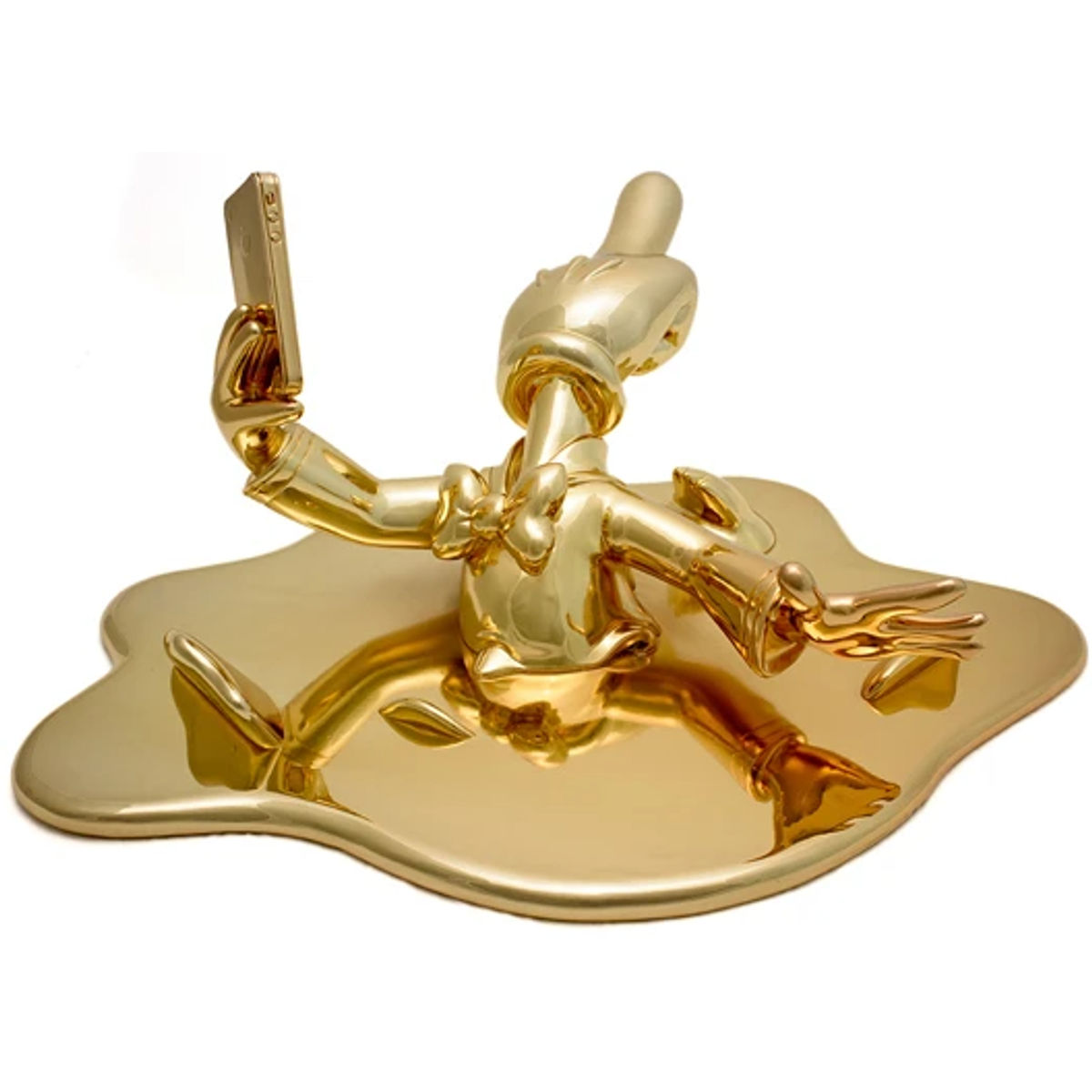 Gold Melting Oil Donald Fuck