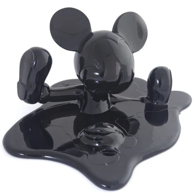 Black Melting Oil Freaky Mouse by Fidia Falaschetti