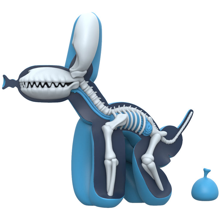 Blue Dissected POPek by Jason Freeny