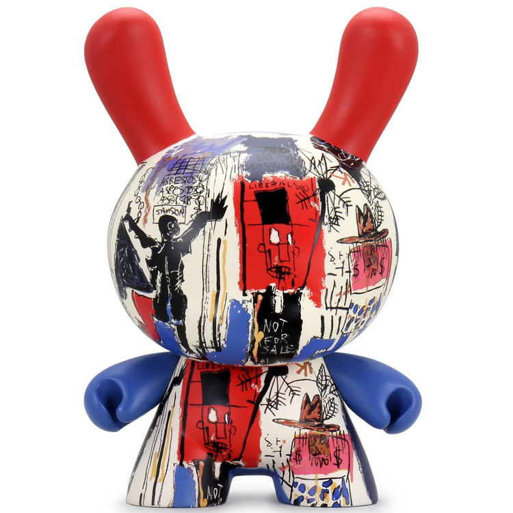 8" Masterpiece Dunny : Obnoxious Liberals by Jean-Michel Basquiat