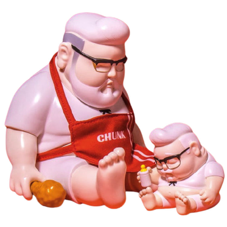 Mr. Fried Chunk & Drumstick Babi (Set) by Jimdreams (Jim Chan)