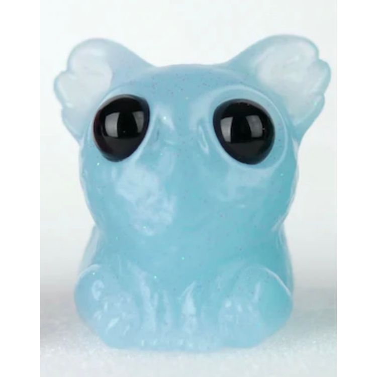 Icy Blue Carnival Glass Smidgen by Chris Ryniak