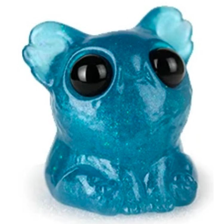 Blue Carnival Glass Smidgen by Chris Ryniak