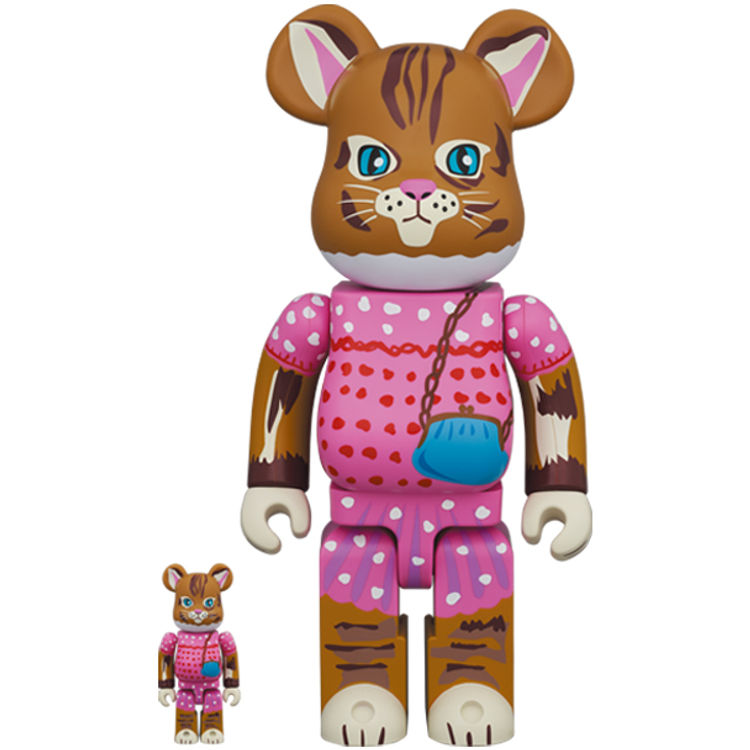 100% + 400% Nathalie Lete Bearbrick (Set) by Nathalie Lete