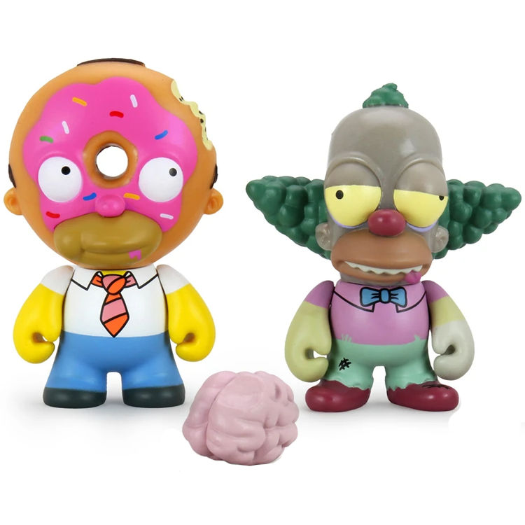 Donut Homer + GID Zombie Krusty (Set) by Matt Groening