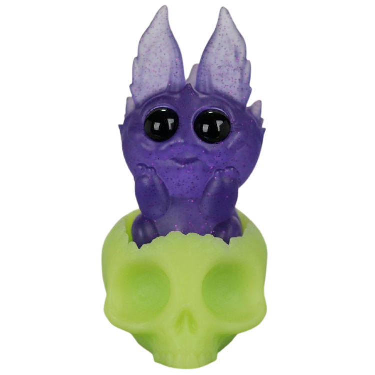 Grape Ghost Nettlepup w/ Skull by Chris Ryniak