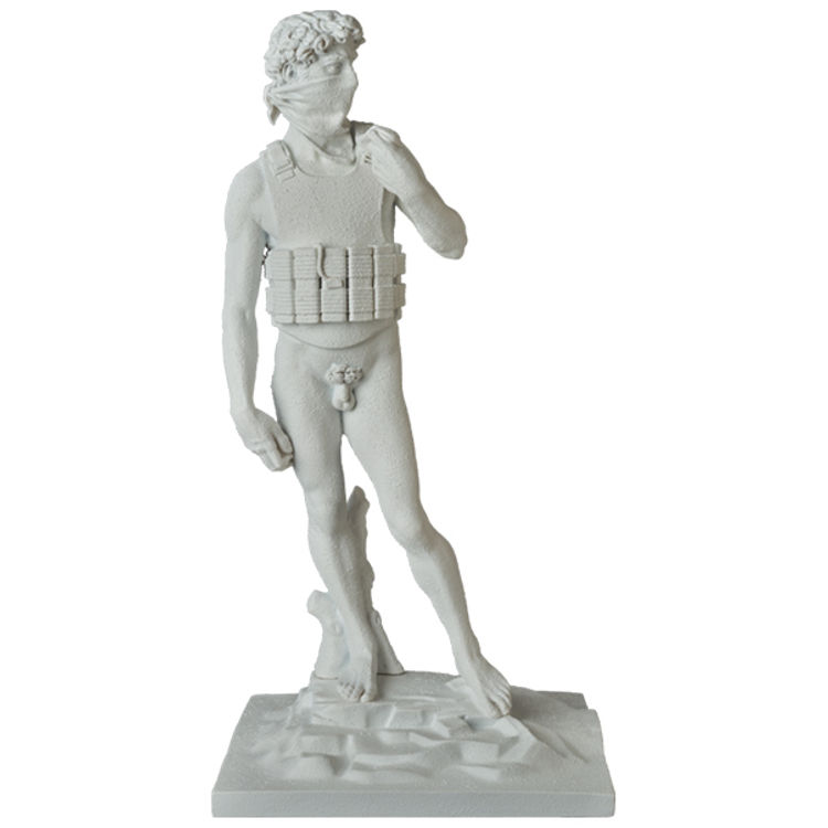 Gesso Suicide Man by Banksy (Brandalised)