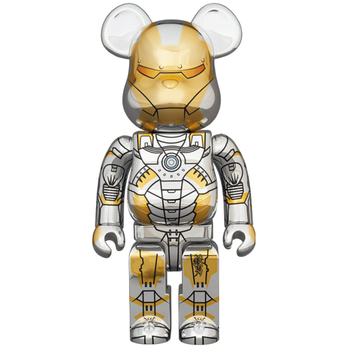 100% + 400% Ironman Bearbrick (Set)