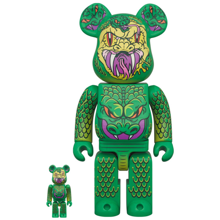 100% + 400% Madballs Mishka Bearbrick (Set) by Mishka (Greg Rivera)