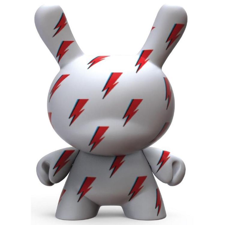 David Bowie Icon Lighting Bolt Dunny by Kidrobot