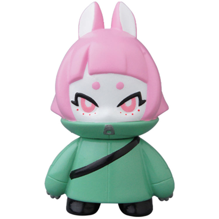 Green & Pink Denshikosagi Rabbit   by HAKURO