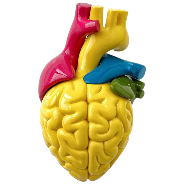 Yellow Brain Heart by Emilio Garcia