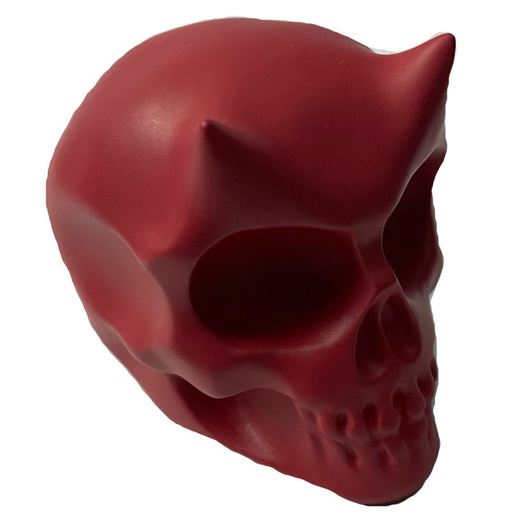 Sofubi Skulls - Red (STS ‘19) by Skullman (13Art)