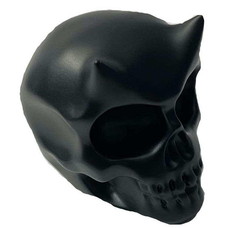 Sofubi Skulls - Black (STS ‘19) by Skullman (13Art)
