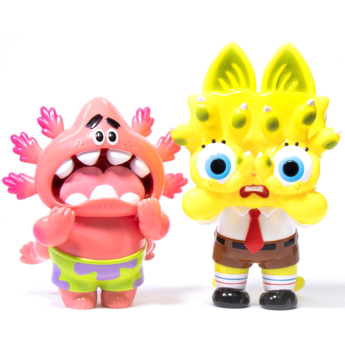 Grapebrain Spongebob & Patrick Hell's Cat & Macroni (Set)