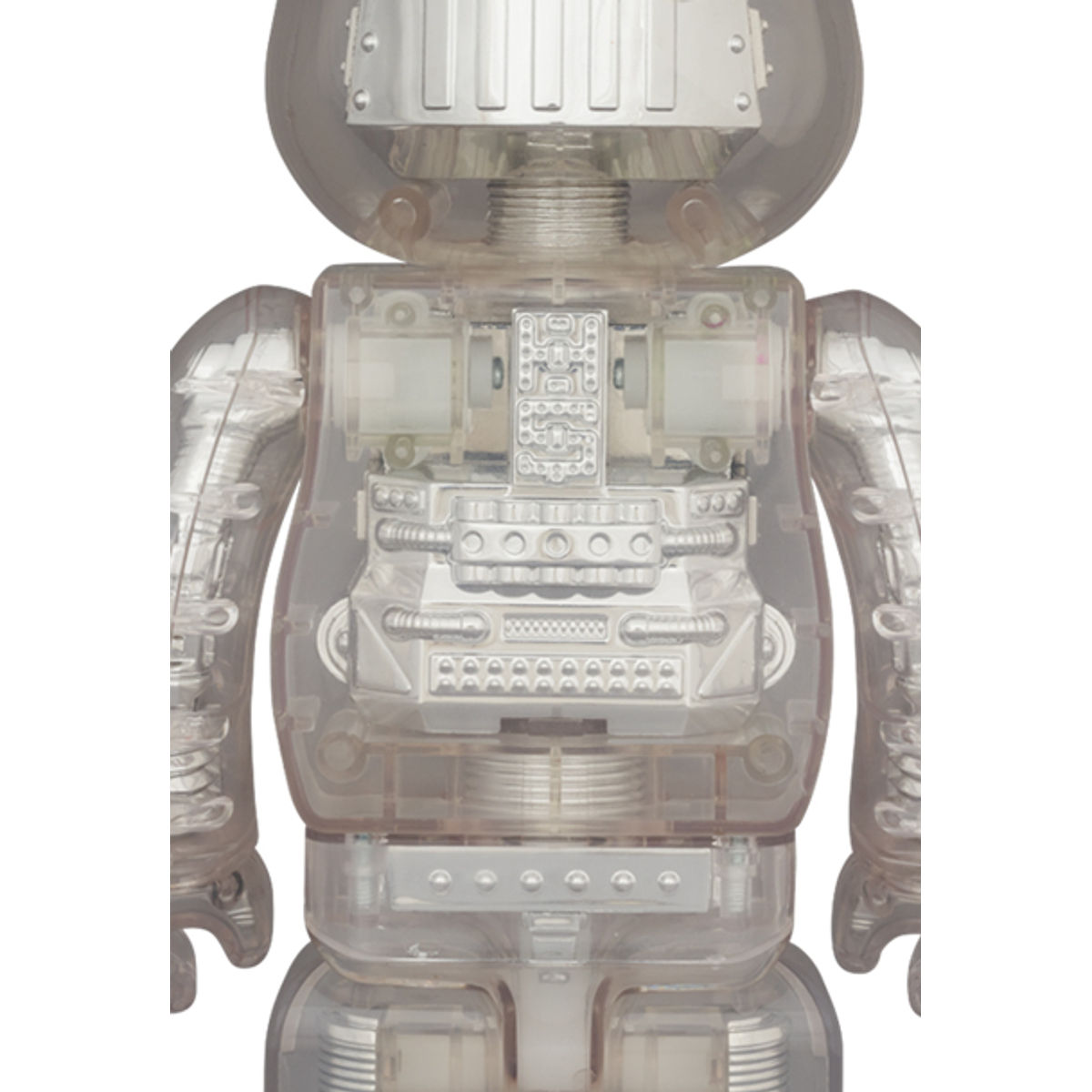 400% Silver HxS Bearbrick