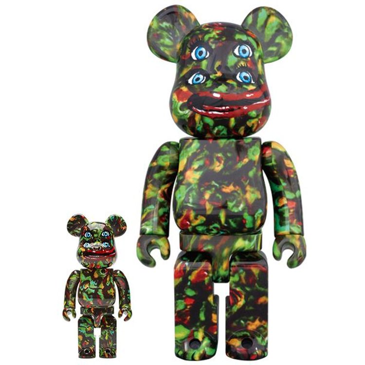 100% + 400% NagNagNag Yotsume Be@rbrick by NagNagNag (Shigeru Arai)