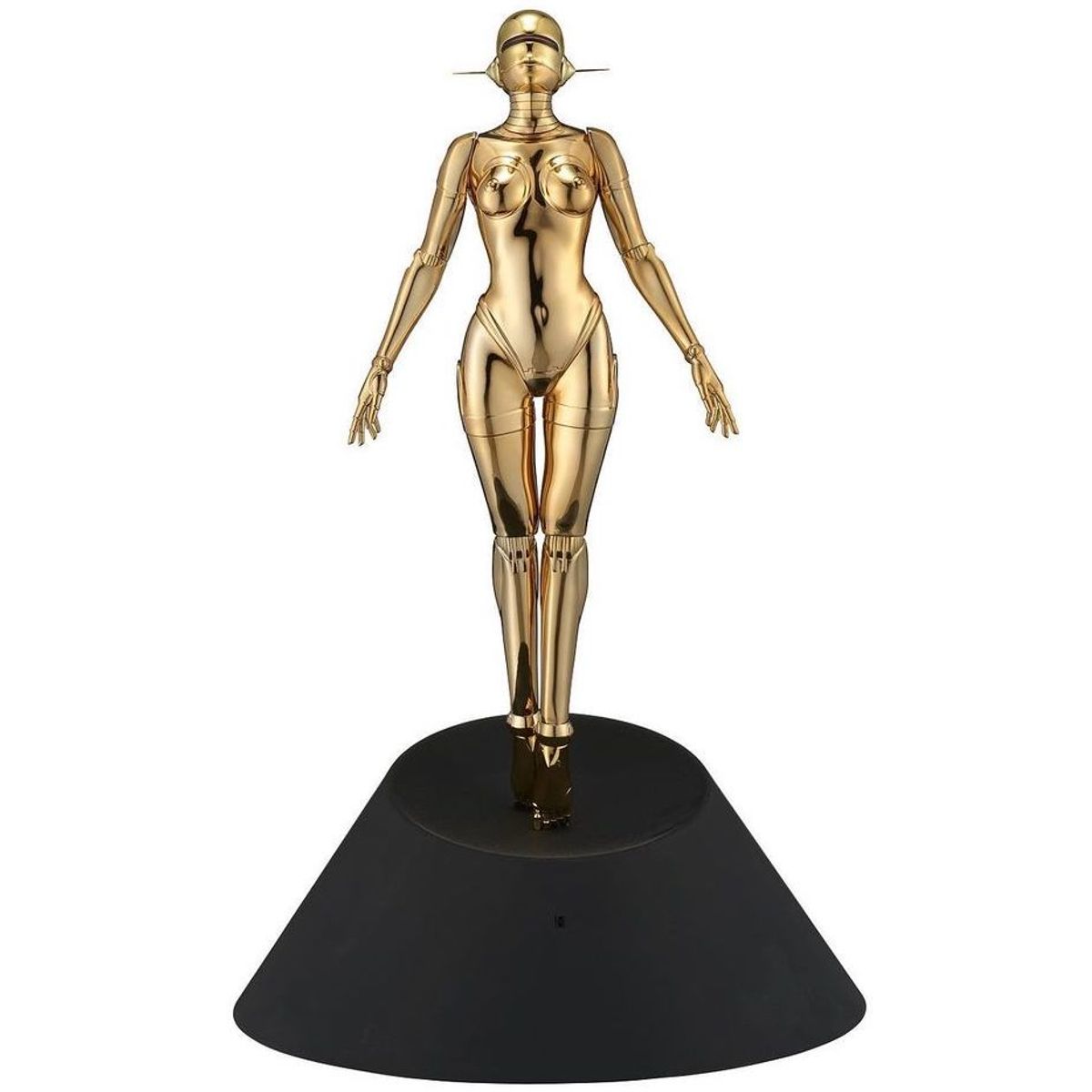 Gold Sexy Robot Floating