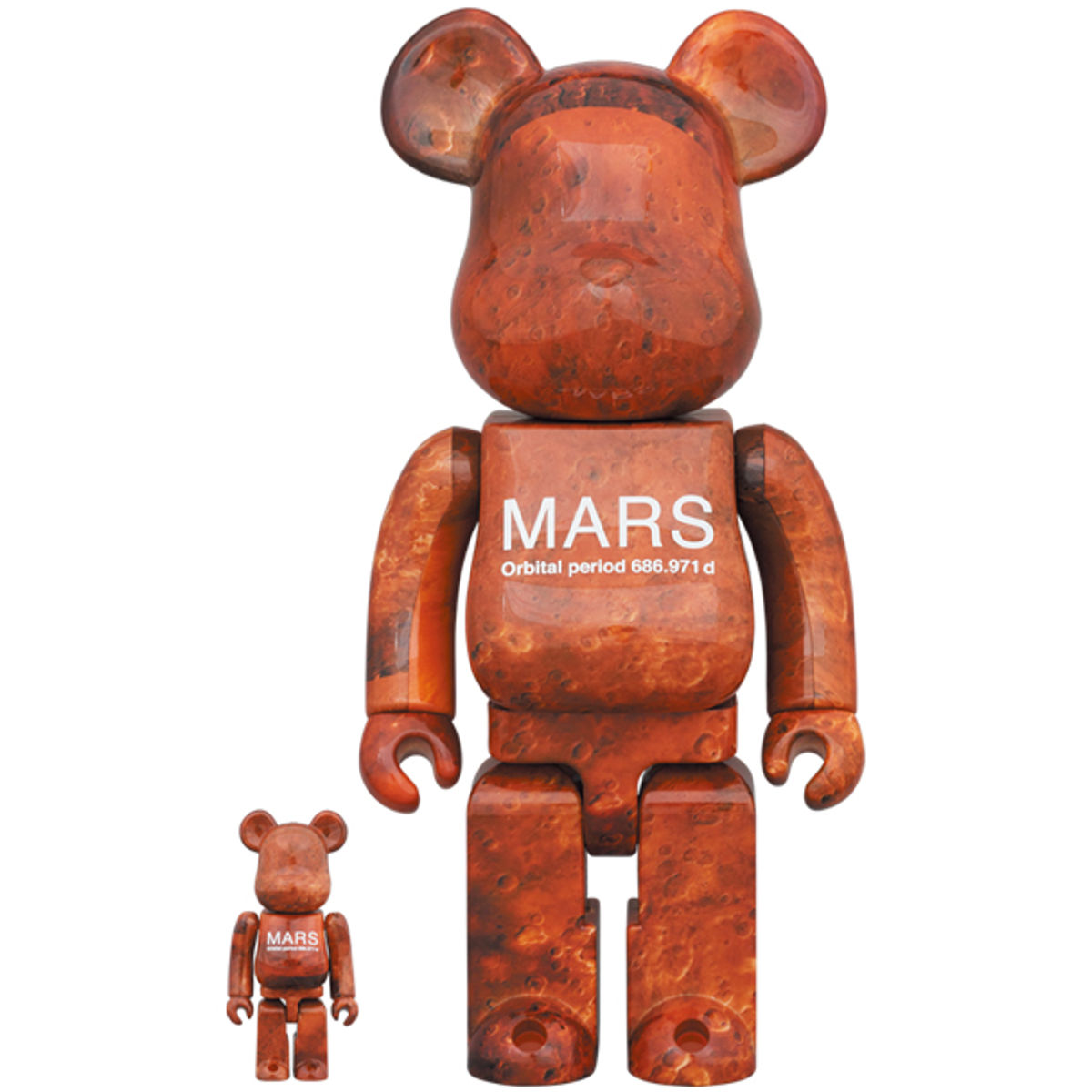 100% + 400% Mars Bearbrick (Set)