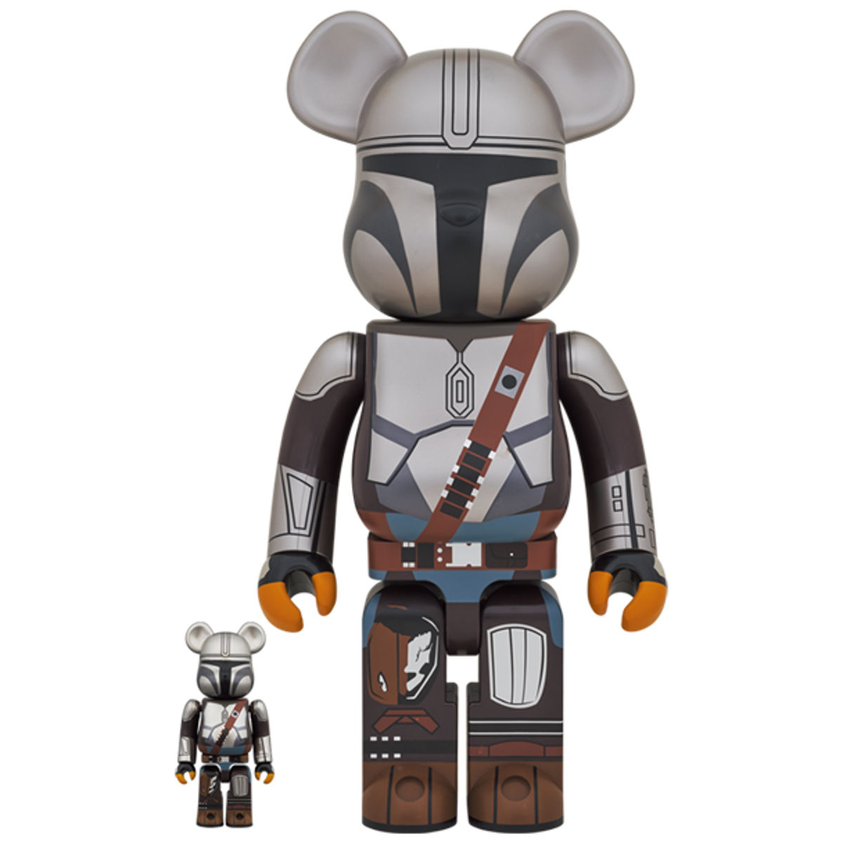 100% + 400% Mandalorian Be@rbrick (Set)