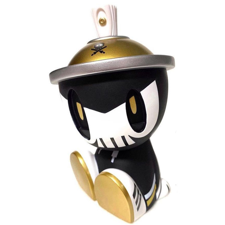 Black & Gold Lil Qwiky Canbot (I Am Retro Exclusive) by QUICCS