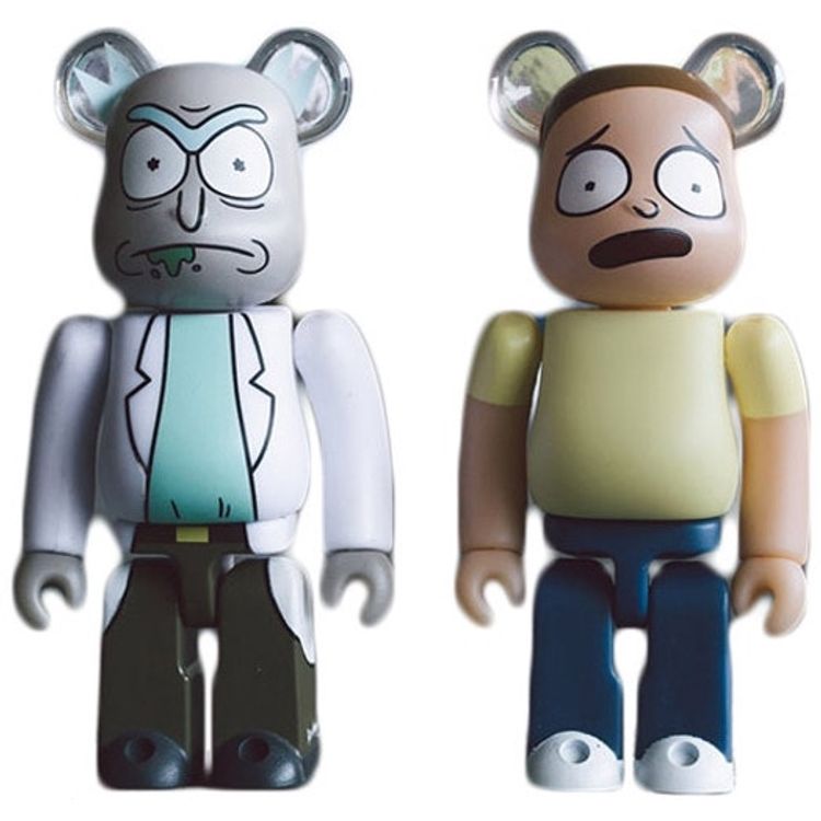 100% Rick and Morty Bearbrick (Set) by Medicom