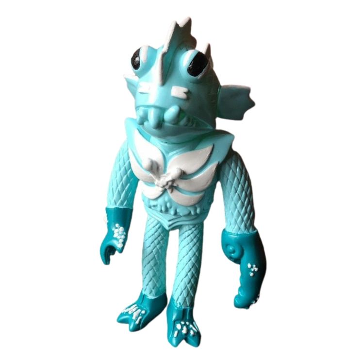 Blue Fishstache by Andrew MacLean