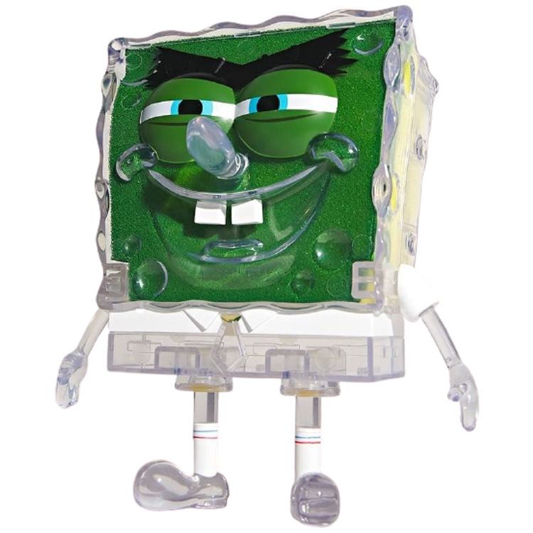 8" Abrasive Face 20th Anniversary Spongebob (NTWRK Exclusive) by Stephen Hillenburg