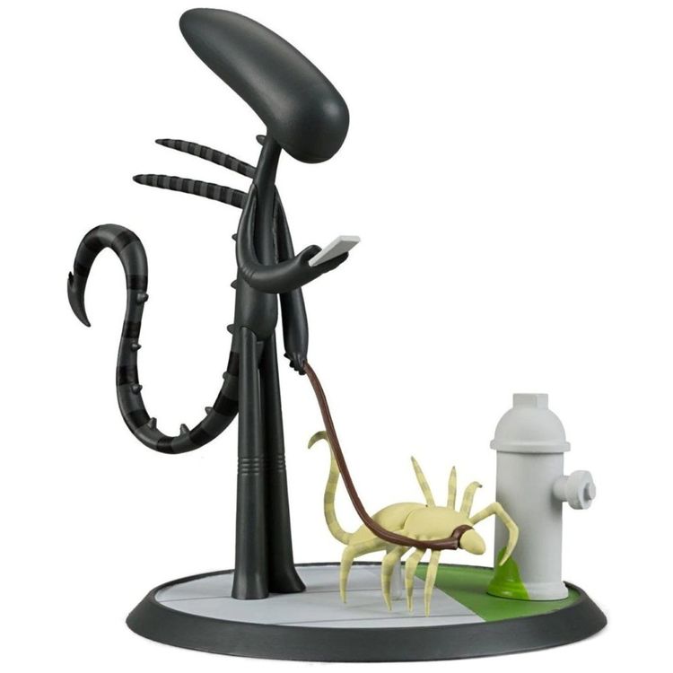 Alien Out for a Walk by Joey Spiotto