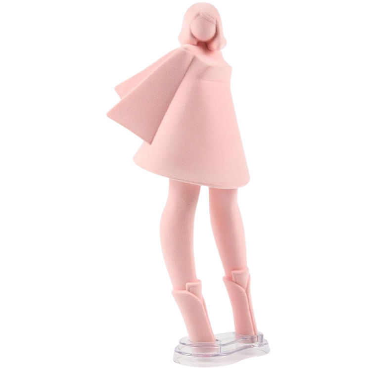 Pink Juicy Flocked Melpomene by Ashley Wood