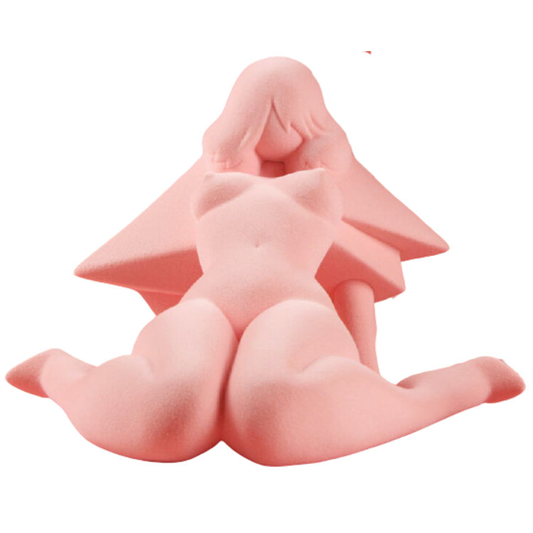 Pink Juicy Flocked Durania by Ashley Wood