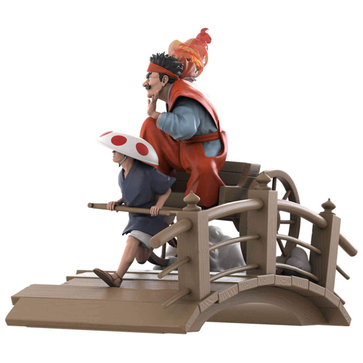 Mushroom Shogun : Ukiyo-e Rickshaw Kart