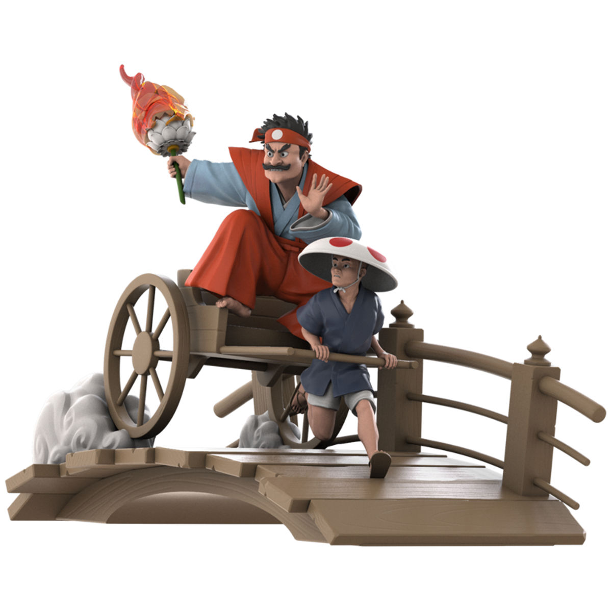 Mushroom Shogun : Ukiyo-e Rickshaw Kart