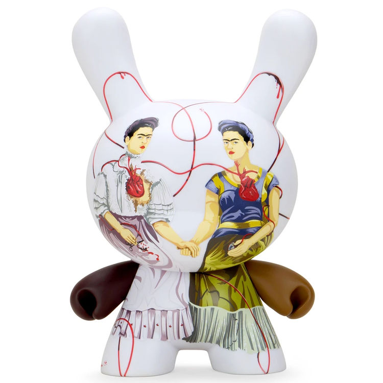 8" Masterpiece Dunny : 2 Fridas by Frida Kahlo