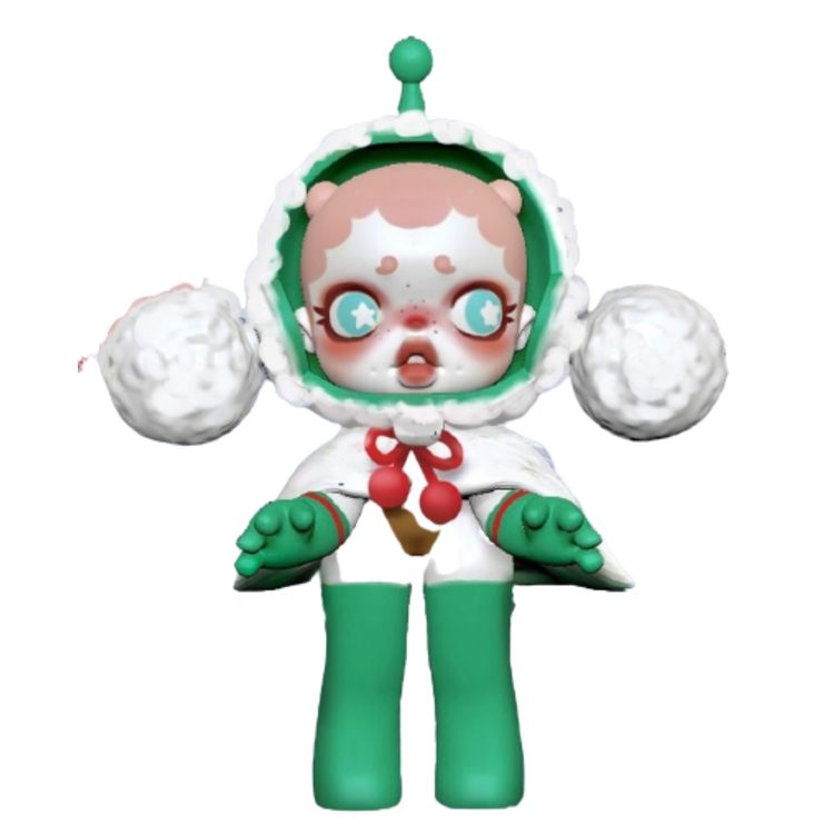 Merry Christmas Green Skullpanda by Skullpanda (Xiong Meow)